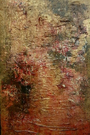 De sleutel van het kompas abstract detail schilderij