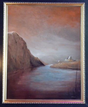 Het meer uit de hemel   775x625cm