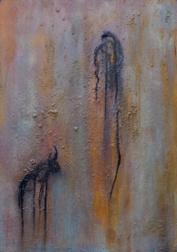 Stier uit die tijd 67x48cm