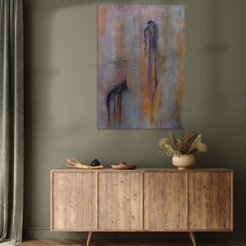 Werk aan de muur 999812 modern abstract prehistorie stier uit die tijd sander veen sander veen 1200x1200 dressoir green facebooknewsfeed